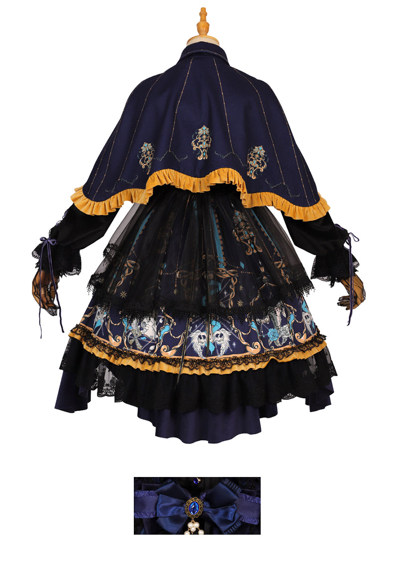 YingLuoFu God Redemption Darkness Gothic OP Dress   