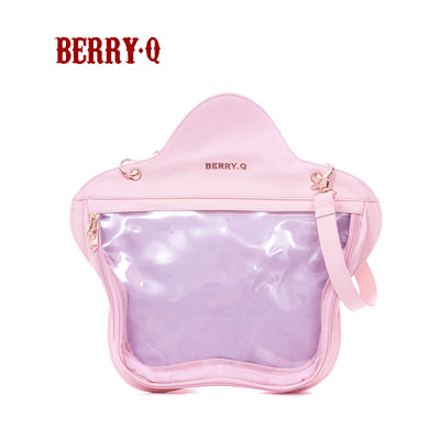 BerryQ~Fashionable Lolita Ita bag Five-pointed Star Shaped light pink  