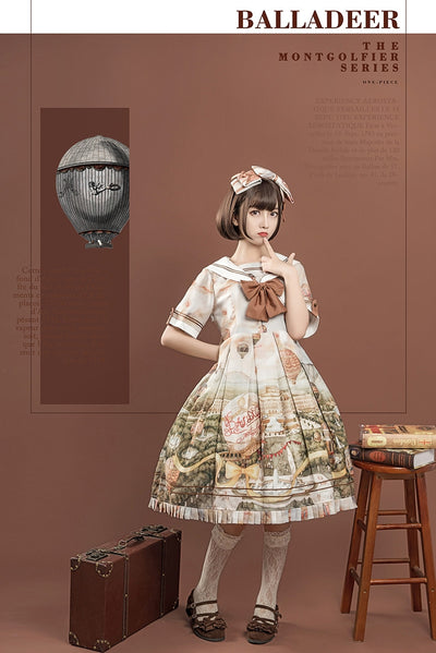 Balladeer~Versailles Sailor Collar Lolita OP Dress   