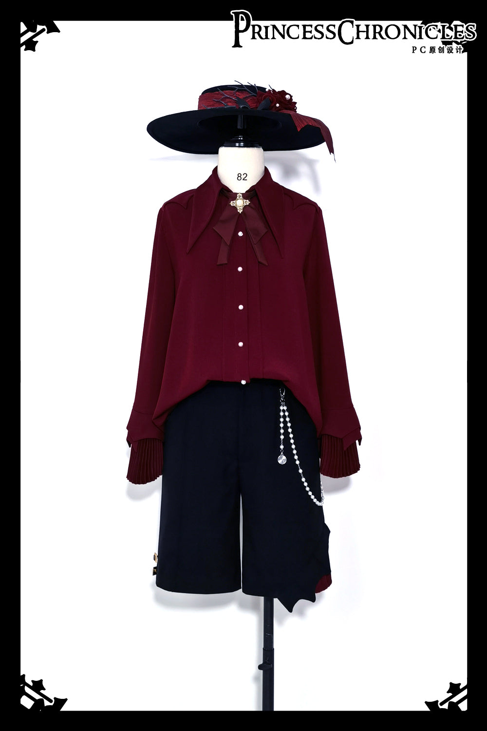 Princess Chronicles~Floating Phantom~Ouji Fashion Black Shorts   