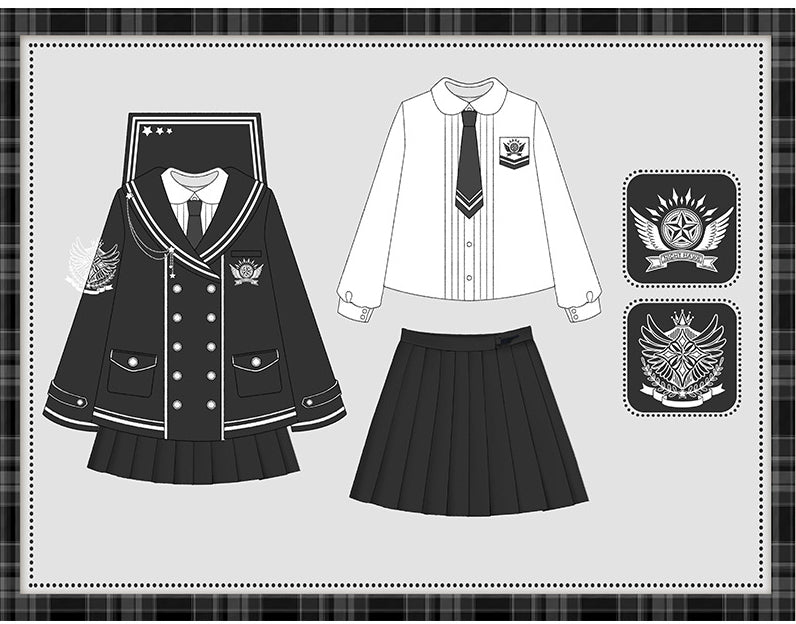 Your Princess~Gothic Lolita Sailor Collar Suits   