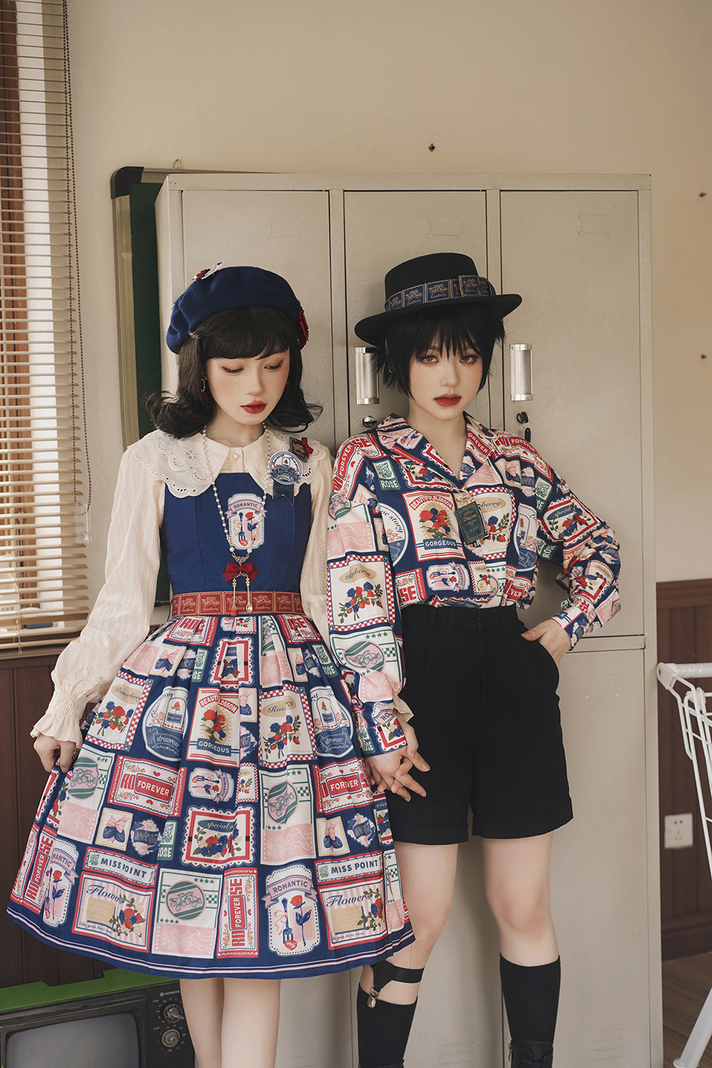 Miss Point - Vintage American Double-layer Lolita Blouse