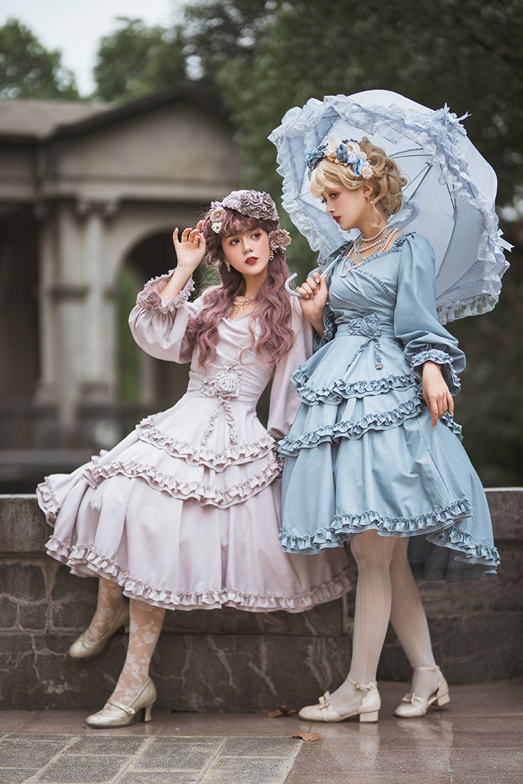Fantastic Wind ~ Thorn Rose Elegant and Romantic Lolita OP   