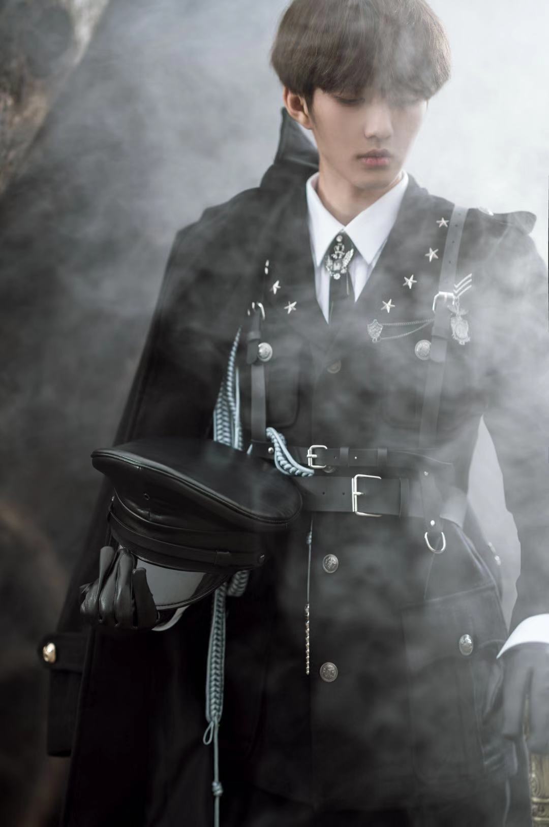 YourHighness~Military Lolita Uniform Autumn Winter Male Set   