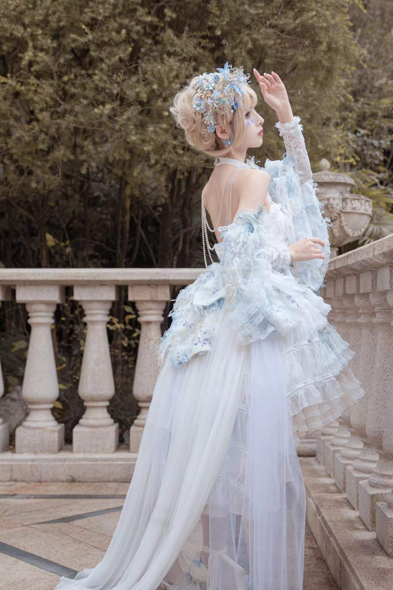 YourHighness~Wedding Lolita Lace JSK Dress   