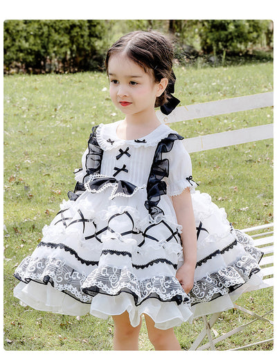 ZIIVAXXY Lolita~Summer Kid Lolita Short Sleeve Dress   