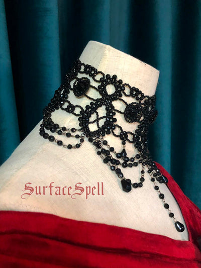 Surface Spell~Downton Abbey~Gothic Lolita Beads Choker   