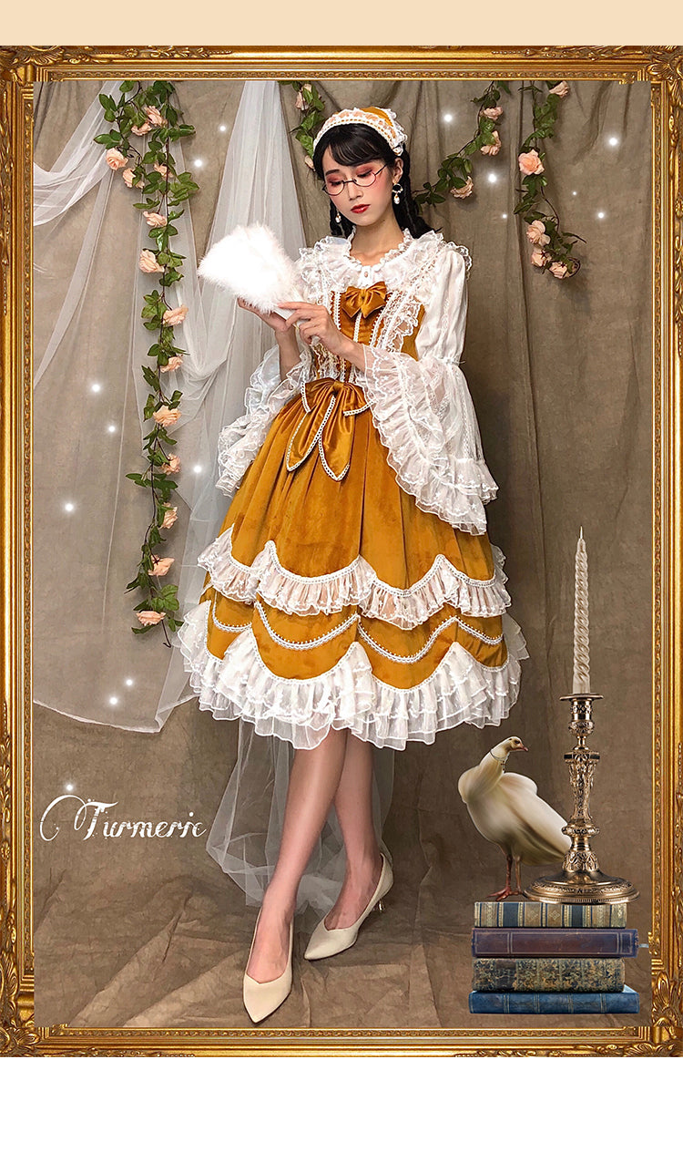 Sakurada Fawn~Plus Size Lolita Princess Sleeve Blouse   