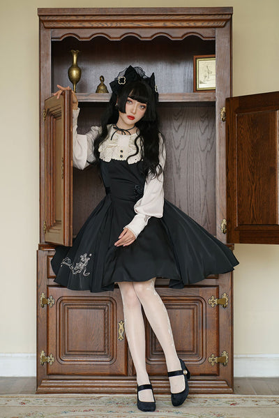 ZeeYe~Night Rose~ Classic Lolita OP Dress   