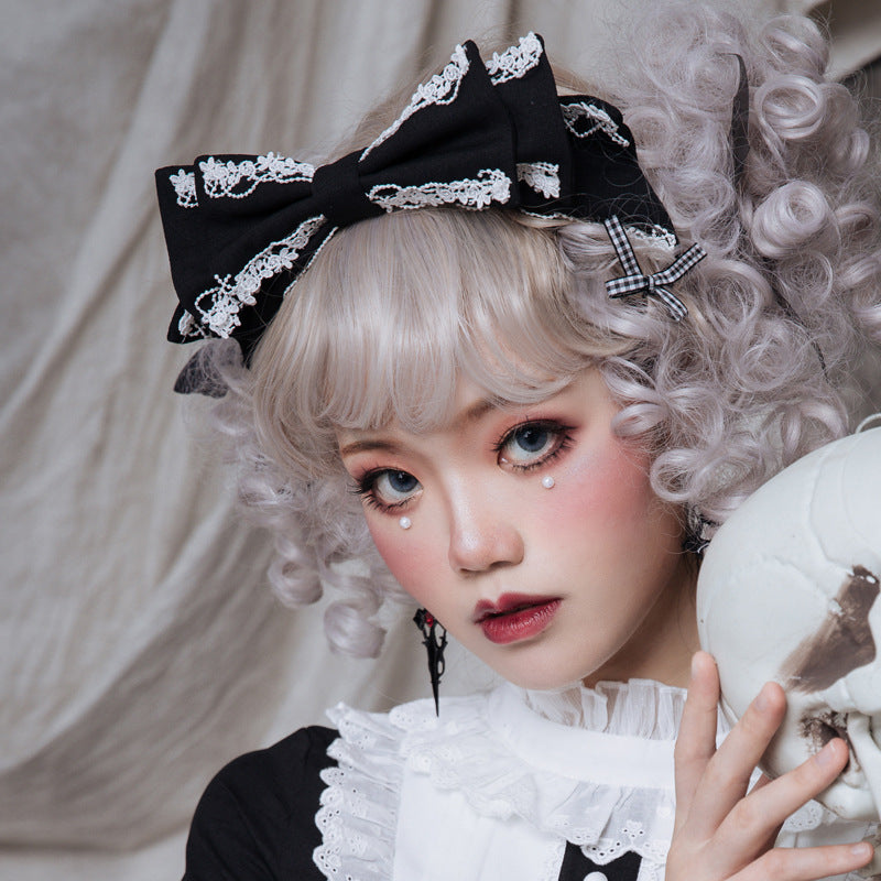 Eieyomi-Sweet Japanese Style Lolita KC Multicolors One Size Miss Betty-black