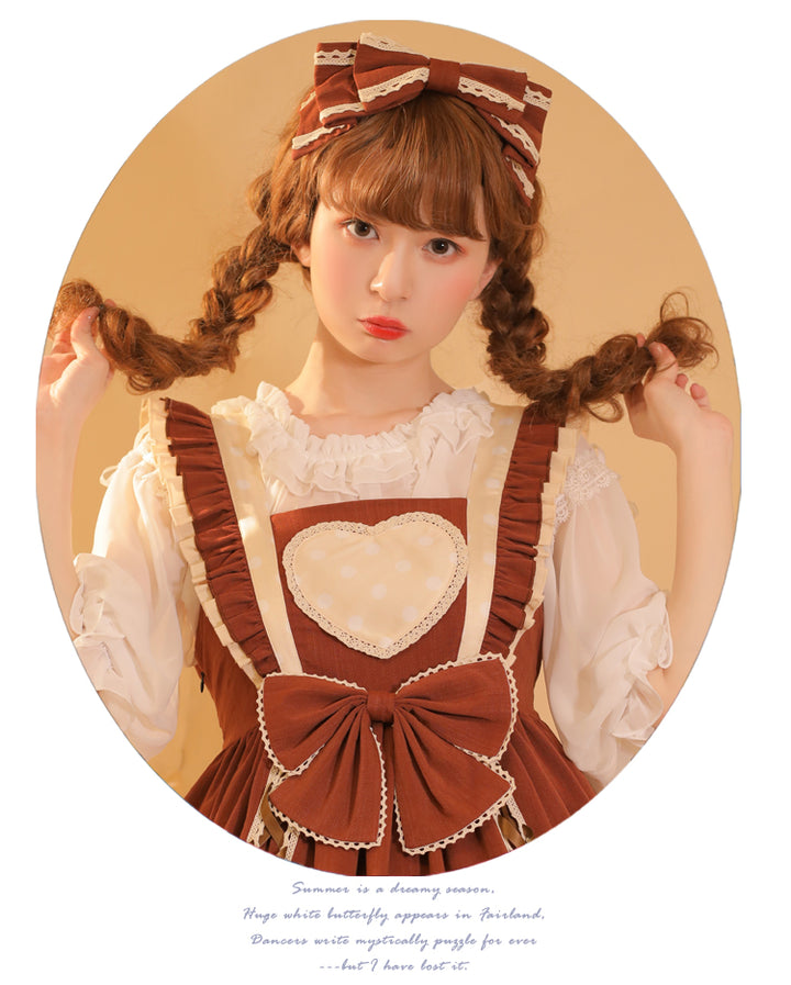 Eieyomi~Sweet Lolita Cotton Princess JSK Dress   