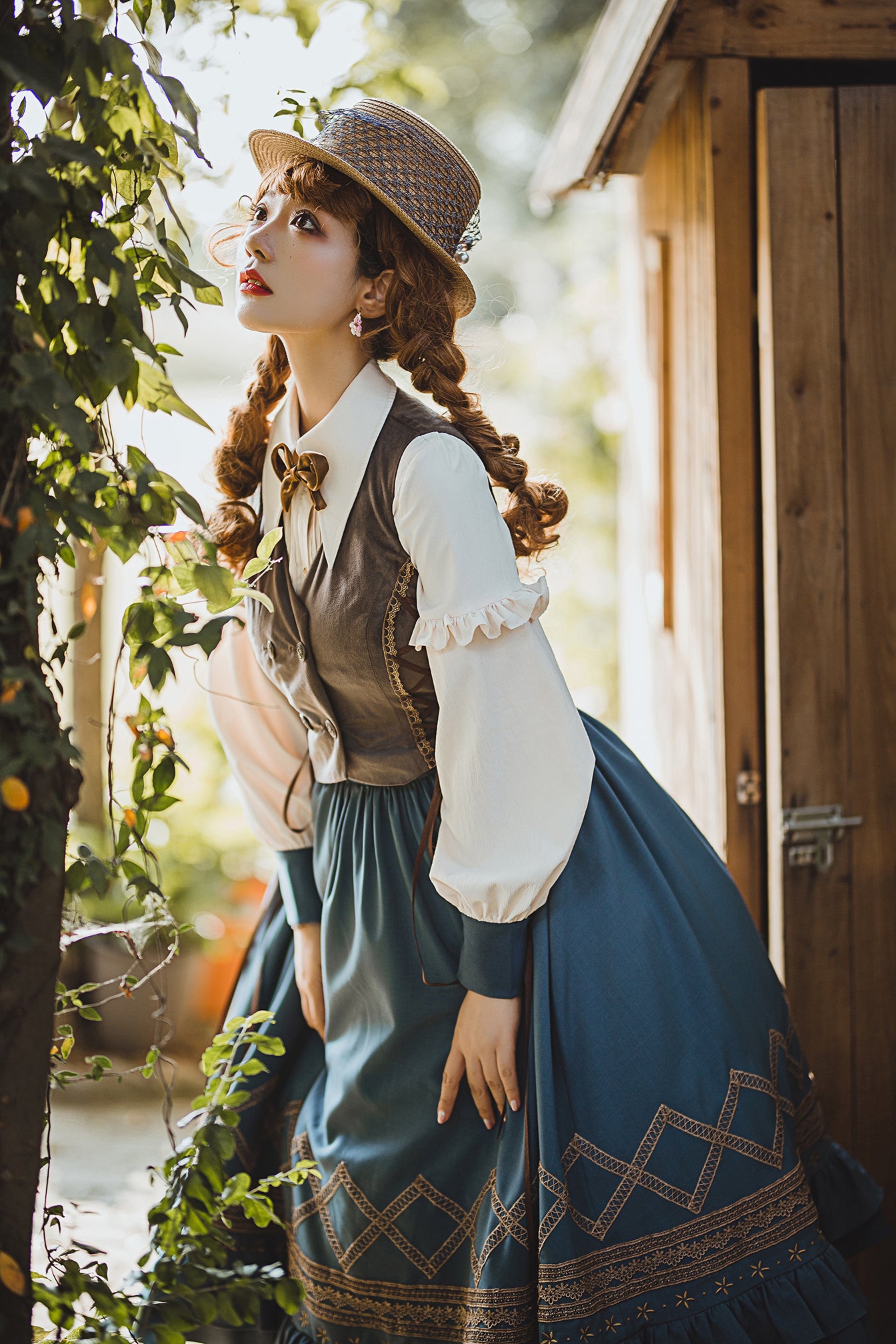 Yuan Su - Retro Plush Size Lolita Vest