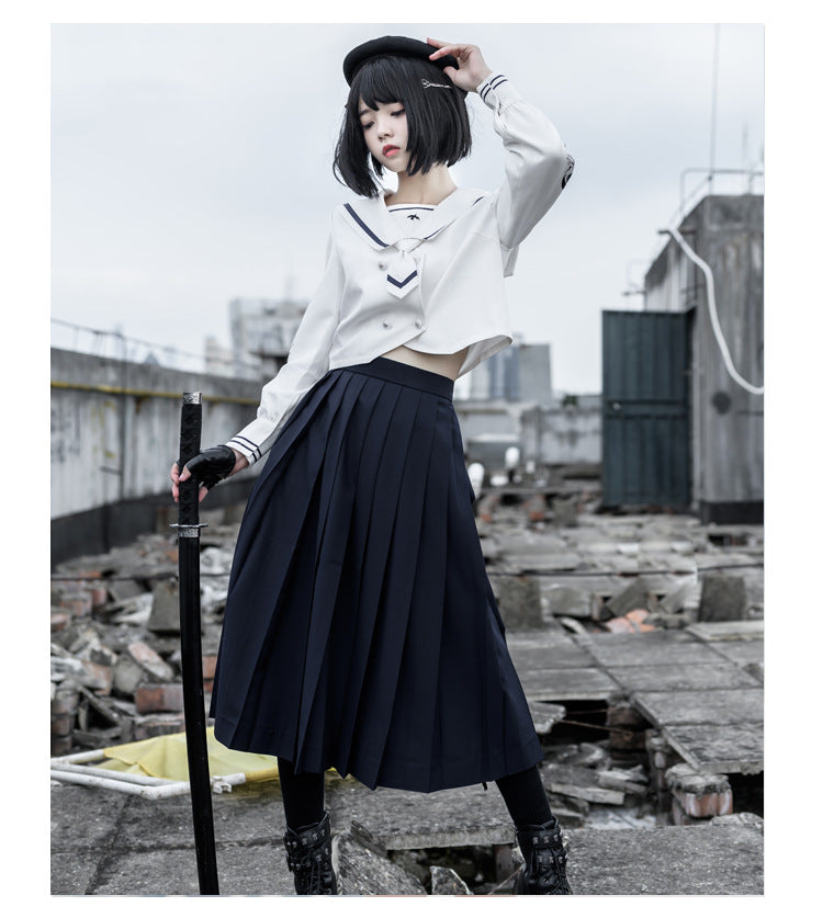 Eieyomi~Keel Girl~JK Uniform Lolita SK Suit   