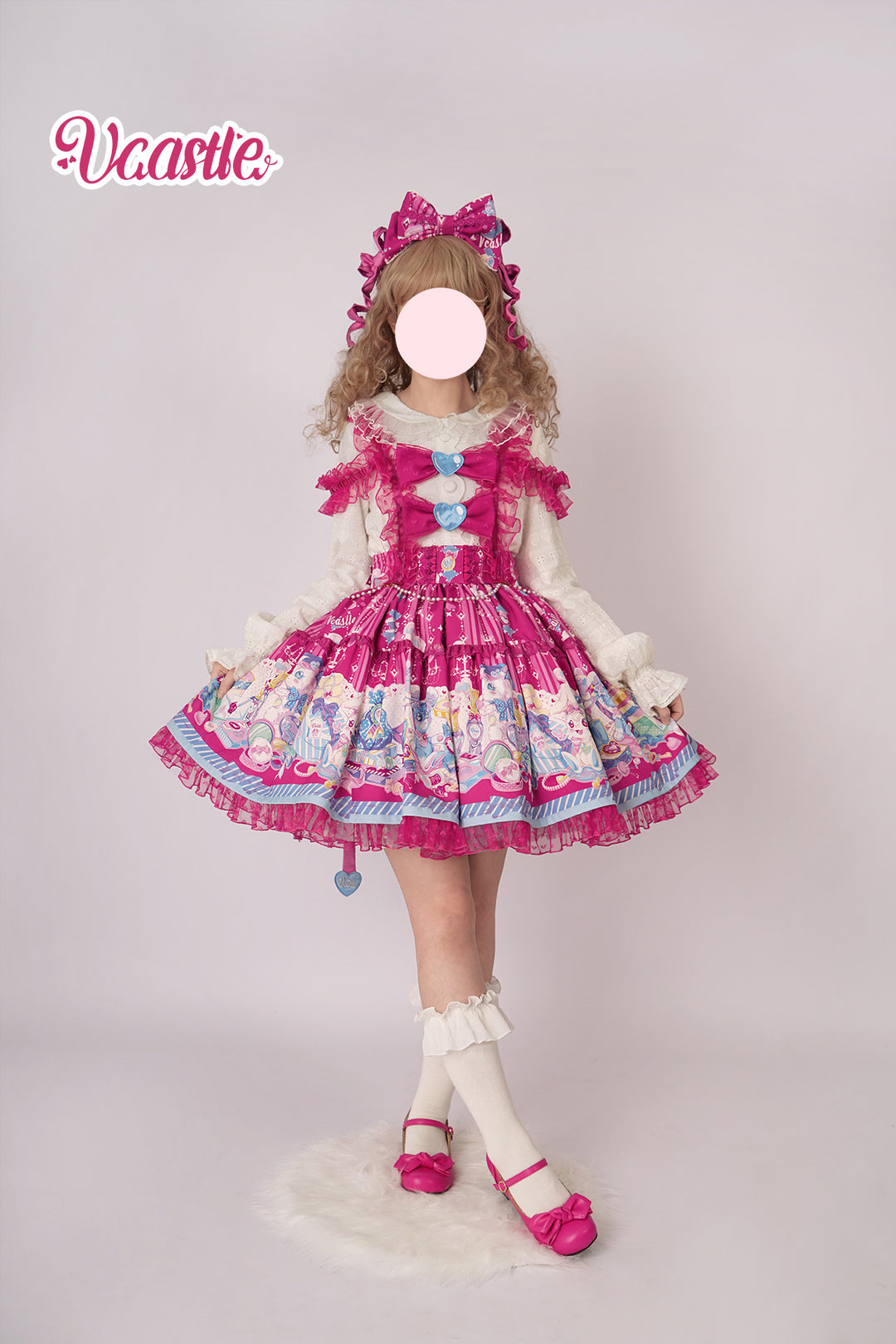 (Buyforme)Vcastle~Maiden's Treasure~Sweet Lolita Salopette and SK   