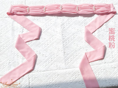 Sentaro~Elegant Lolita Multiple Colors Waist Tie peach pink  
