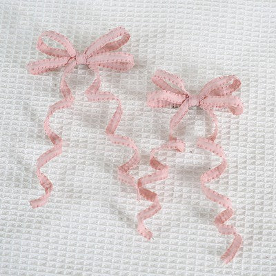 Xiaogui - Sweet Lolita Spiral cos Headdress Korean Pink (pair)