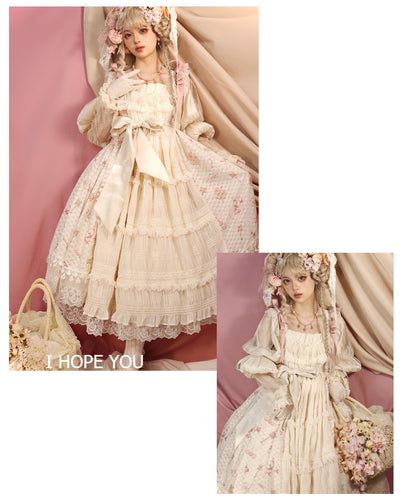 (Buyforme) Airfreeing~French Vintage Classic Lolita OP Jumper Dress   