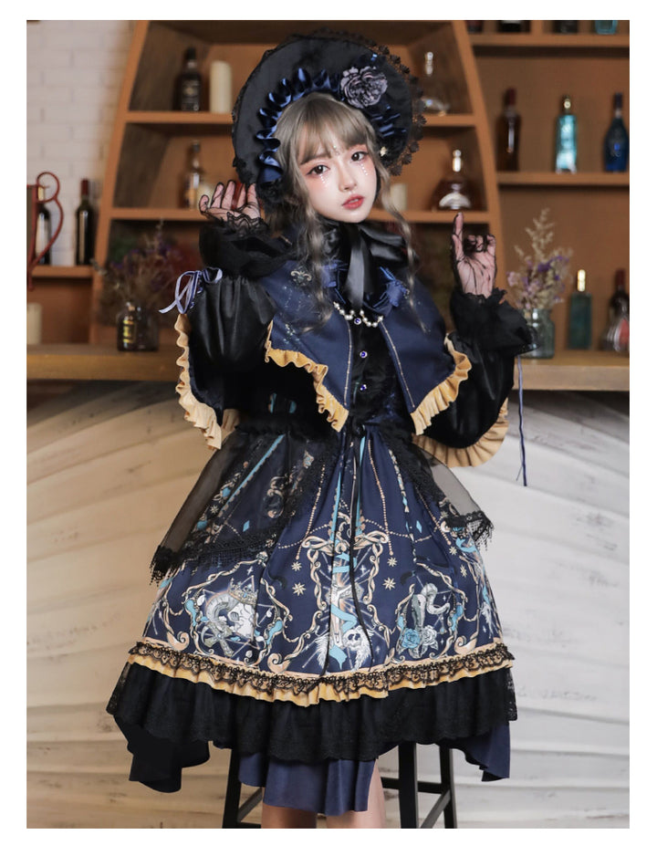 YingLuoFu God Redemption Darkness Gothic OP Dress   