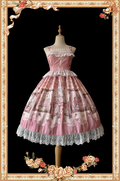 Infanta~Sleeping Curse~ Kawai Lolita JSK Dress S pink JSK 