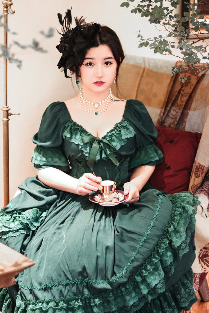 (Buyforme) Sweet Wood~ CLA Vintage French Lolita OP Dress   