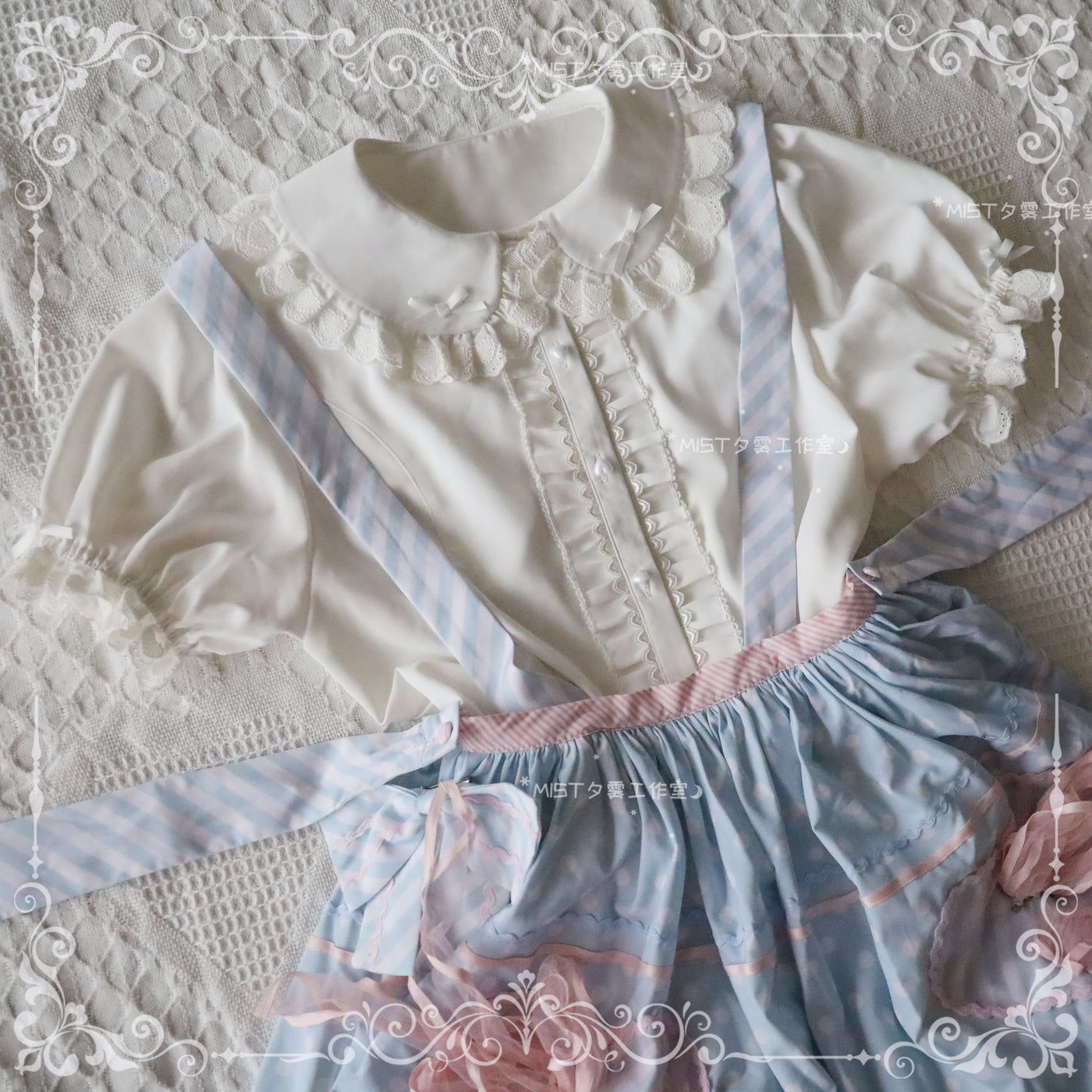 (BuyForMe) MIST~Sweet Short Sleeve Chiffon Lolita Blouse   