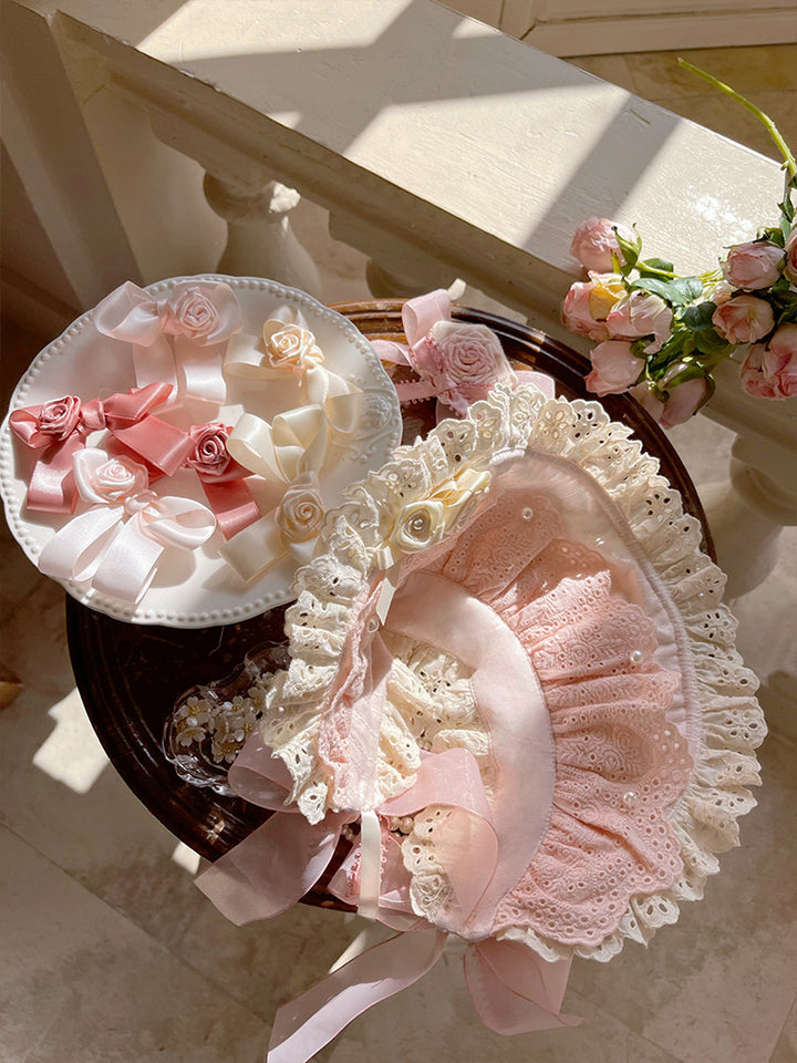 (Buy for me) Mademoiselle Pearl~Austen In The Garden~Sweet Lolita Headdress, Brooches and Accessories   