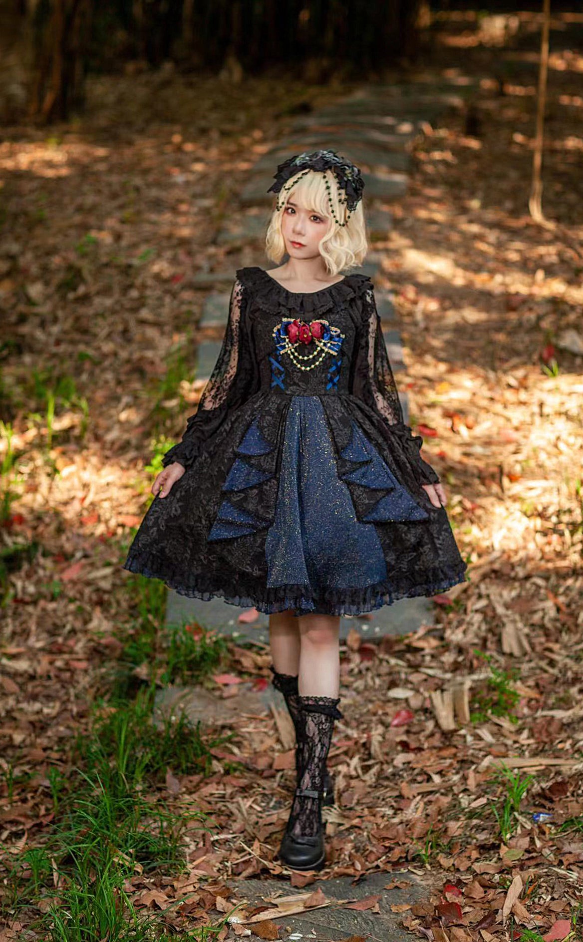 Infanta~Singer~ Lolita Plain Color JSK Dress   