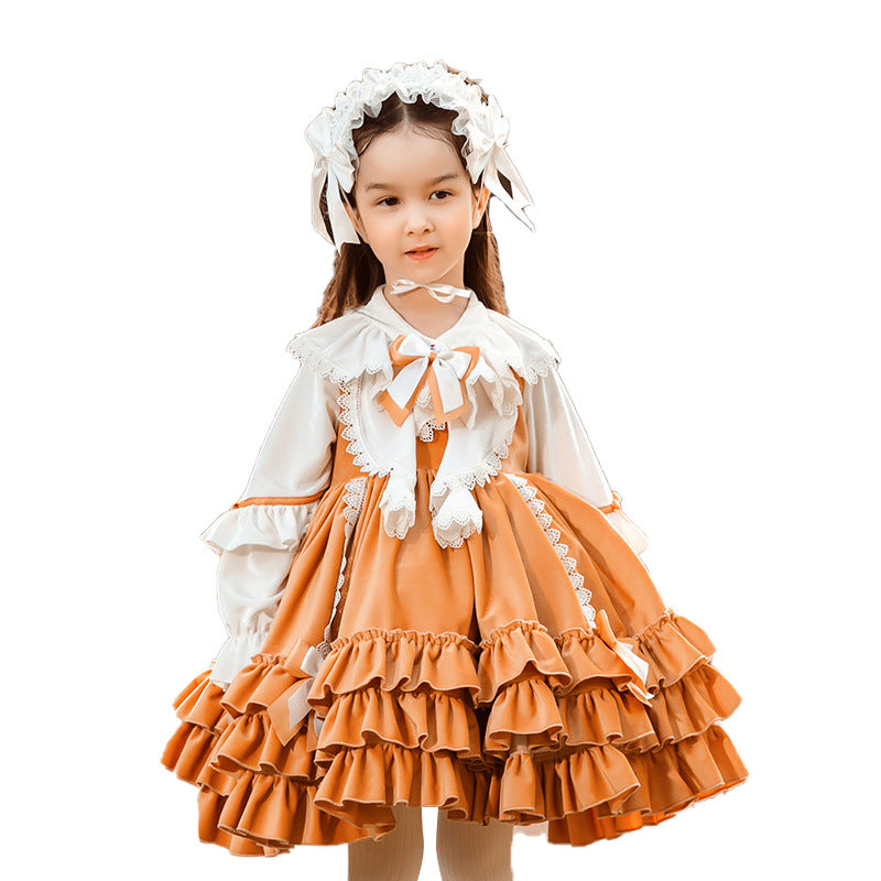 Kid Lolita Princess Cloak Dress   