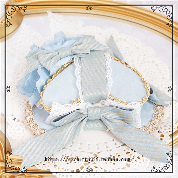 Fox Cherry - Palace Retro Elegant Bow Headdress Lolita Top Hat