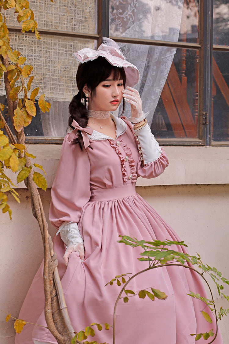 Sweet Wood - Lola's Diary - Multicolors Classic Lolita Plus Size OP Dress