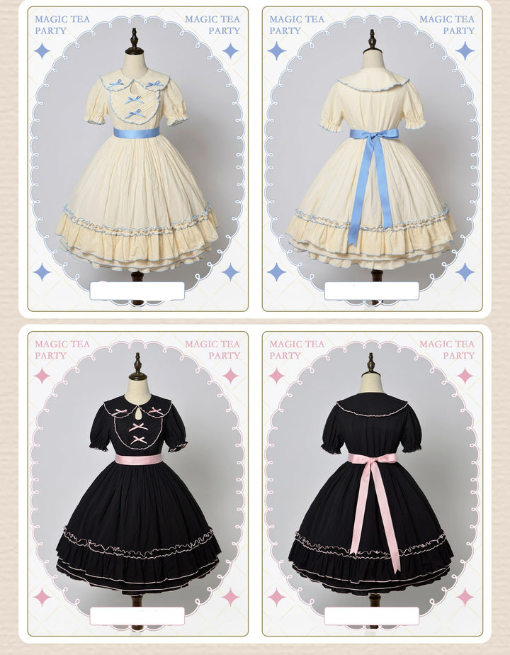 Magic Tea Party~Lena's Garland~Solid Color Lolita OP