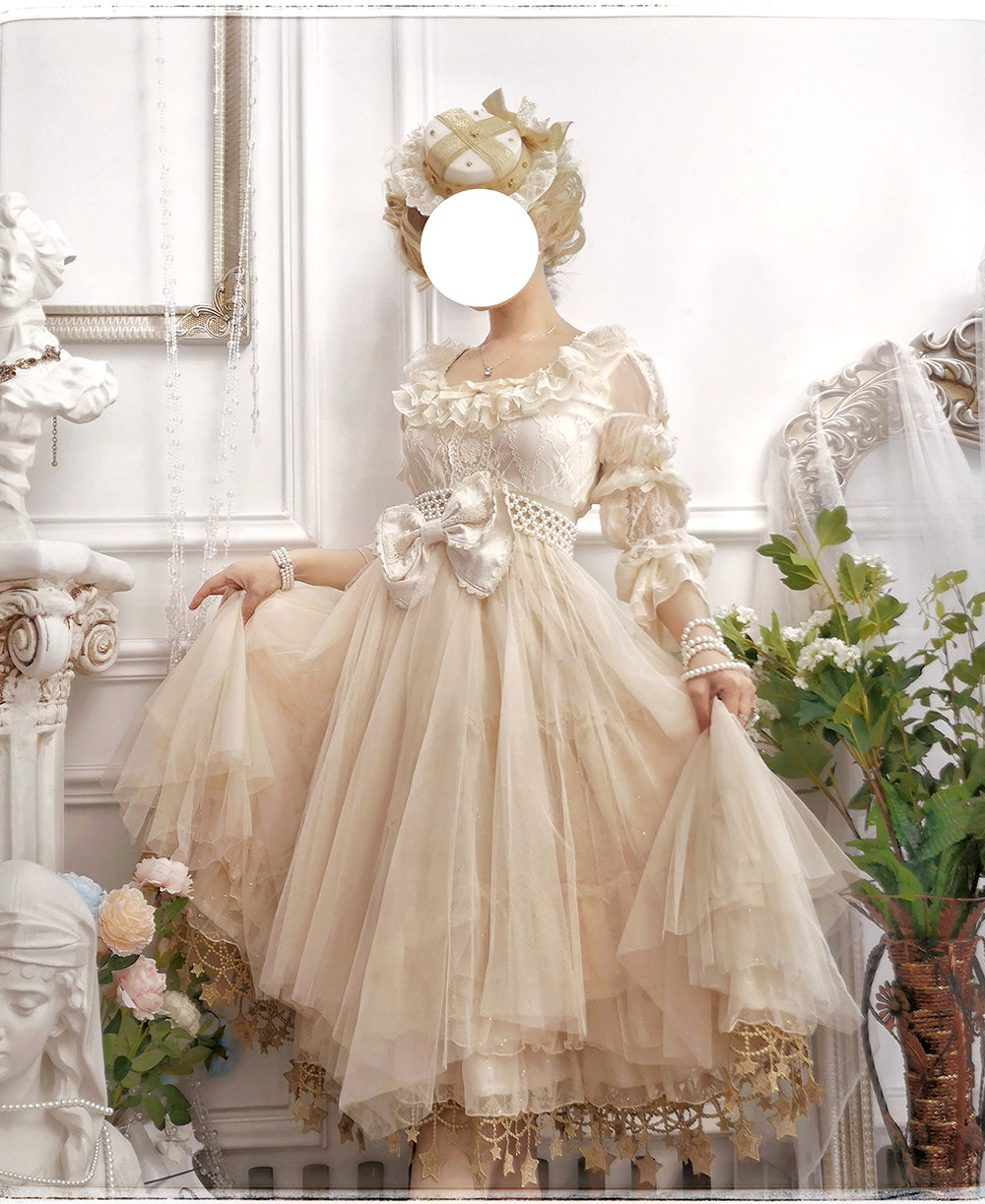 Miss Point~The Sally Gardens~Lotus Root Sleeve Lolita Blouse 8494:91250