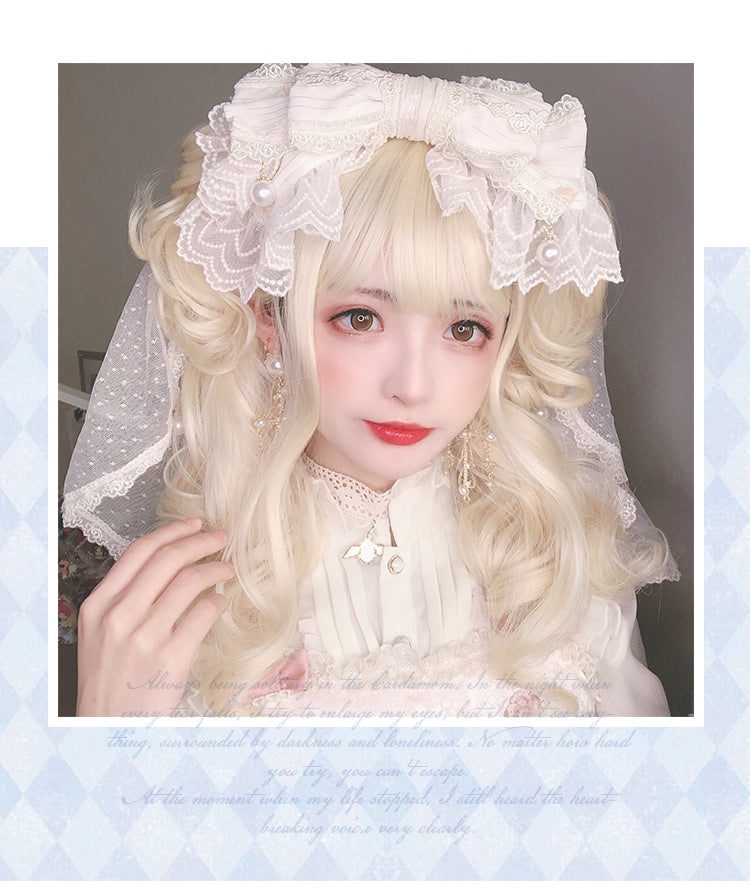 Hengji~Daydream Girl ~42cm Lolita Curly Wig   