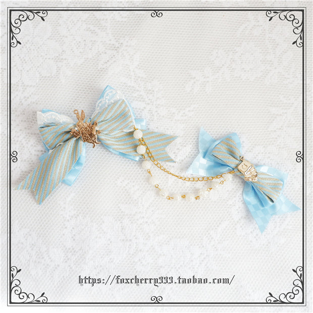 Fox Cherry - Palace Retro Elegant Bow Headdress Lolita Top Hat