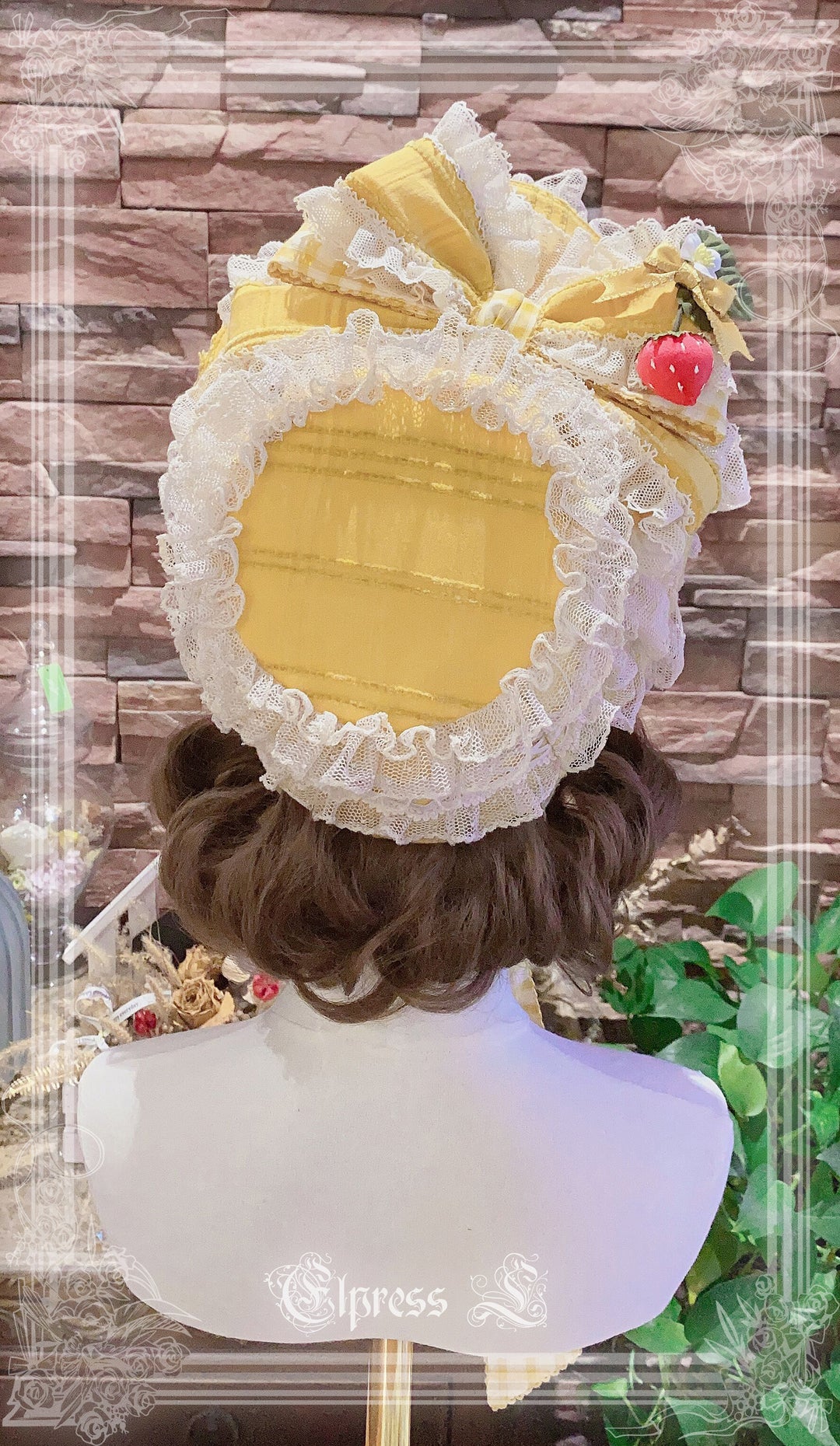 Elpress L~Country Lolita Strawberry BNT KC Choker Accessory   