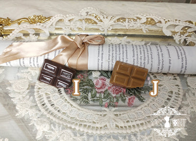 Miss Point - Chocolate Daily Lolita Bow KC Brooch dark chocolate brooch I