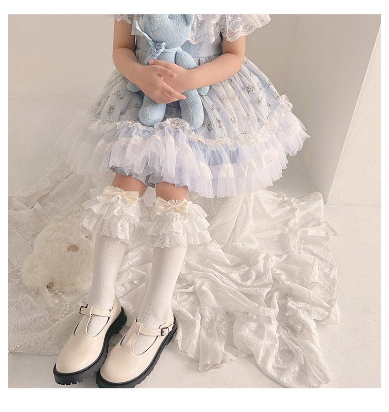 (BuyForMe) Mixiu~Child and Adults Princess Lolita Bow Socks   