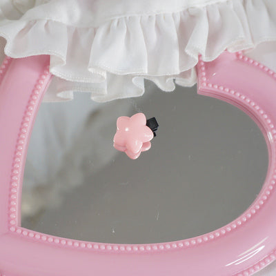 MaoJiang Handmade - Sweet Lolita Hair Pins Star Shape Multicolor a pink star