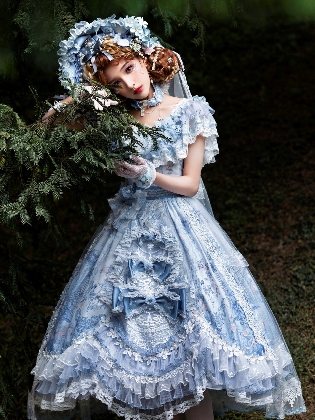 (Buyforme) Garden Cat~Flower Wedding Lolita JSK Dress