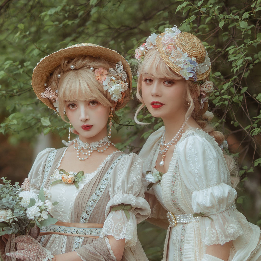 Miss Point - The Sally Gardens - Multicolors Ribbon Lolita Sash