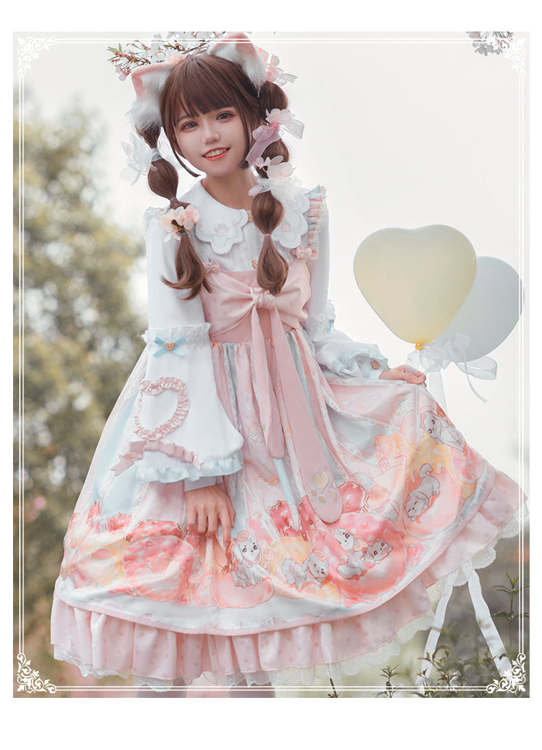 YingLuoFu - Sweet Lolita Princess Jumper Dress