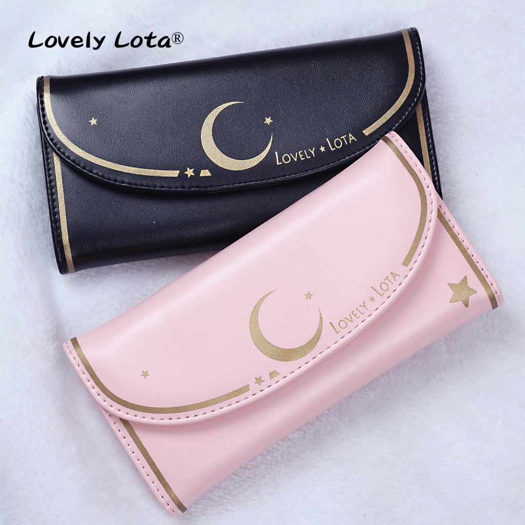 LovelyLota~Moon Star Miracle~Star Moon Pattern Lolita Handbag pink  