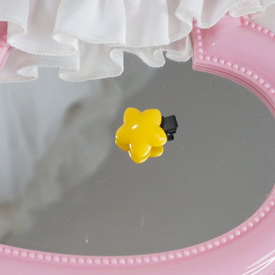 MaoJiang Handmade - Sweet Lolita Hair Pins Star Shape Multicolor yellow
