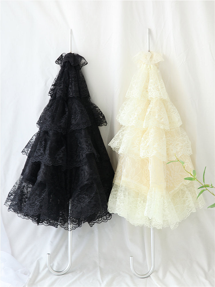 Sweet Lolita Princess Dreamy Lace Lolita Parasol Multicolors   