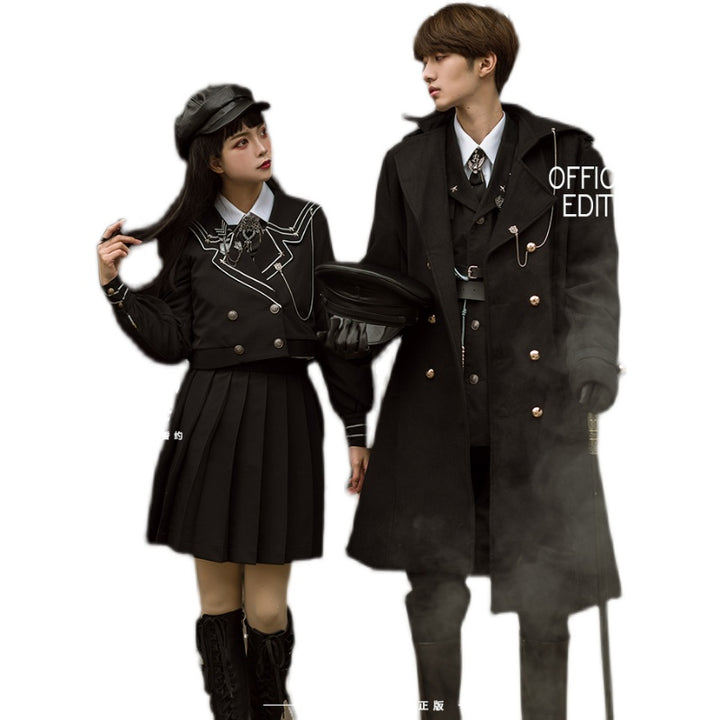 YourHighness~Military Lolita Uniform Autumn Winter Male Set