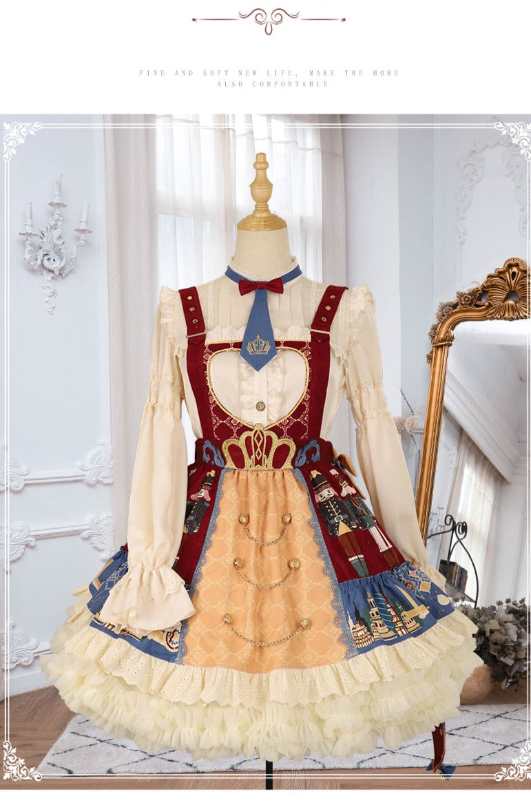 YingLuoFu - Santa Clara - Kawaii School Lolita JSK S blouse