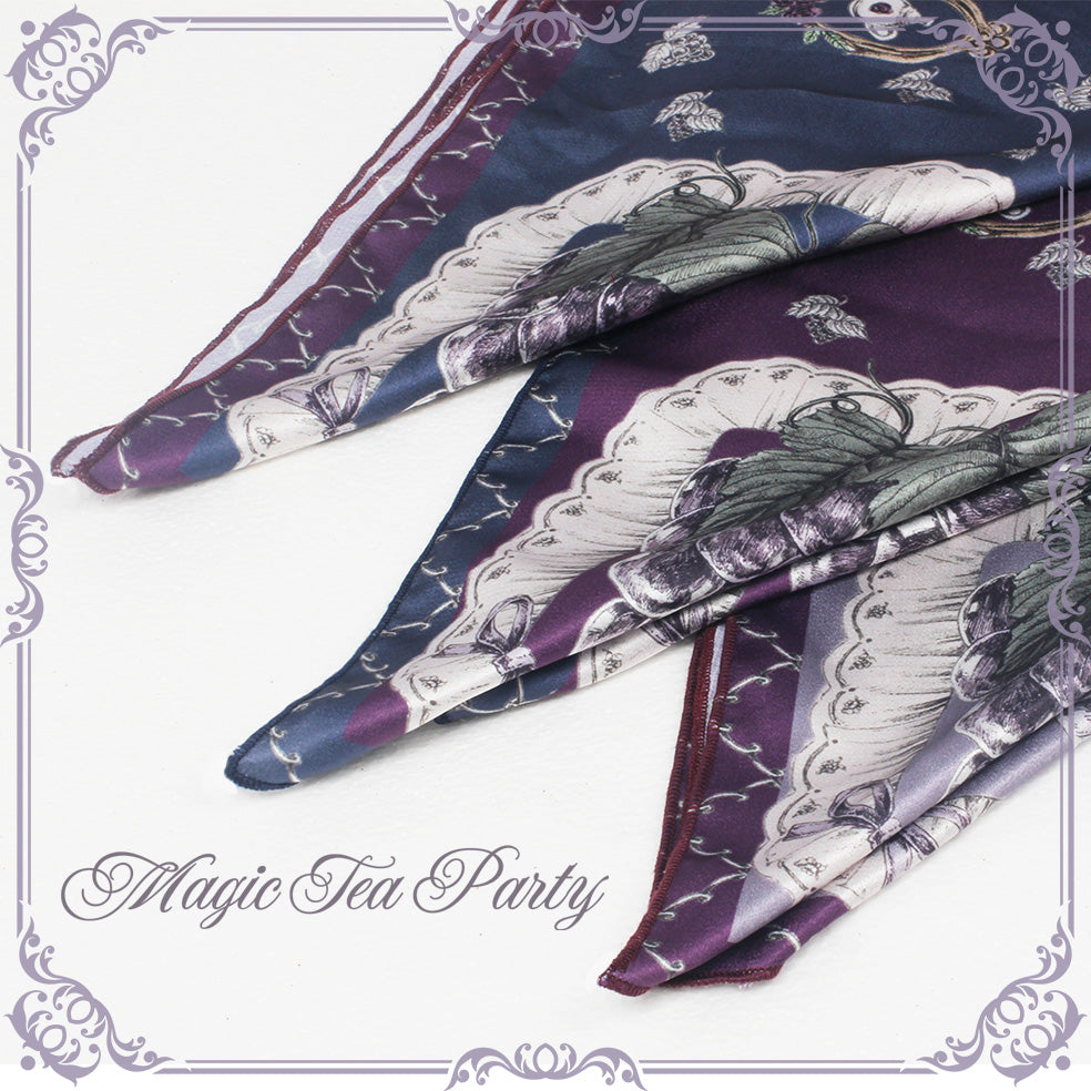 Magic Tea Party~Grape Princess Lolita Bag/Scarf/KC   