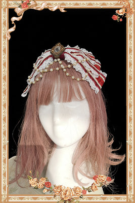 Infanta - Cake Tree - Classic Lolita JSK Dress Tiered Lace Dress S Diamond Red KC