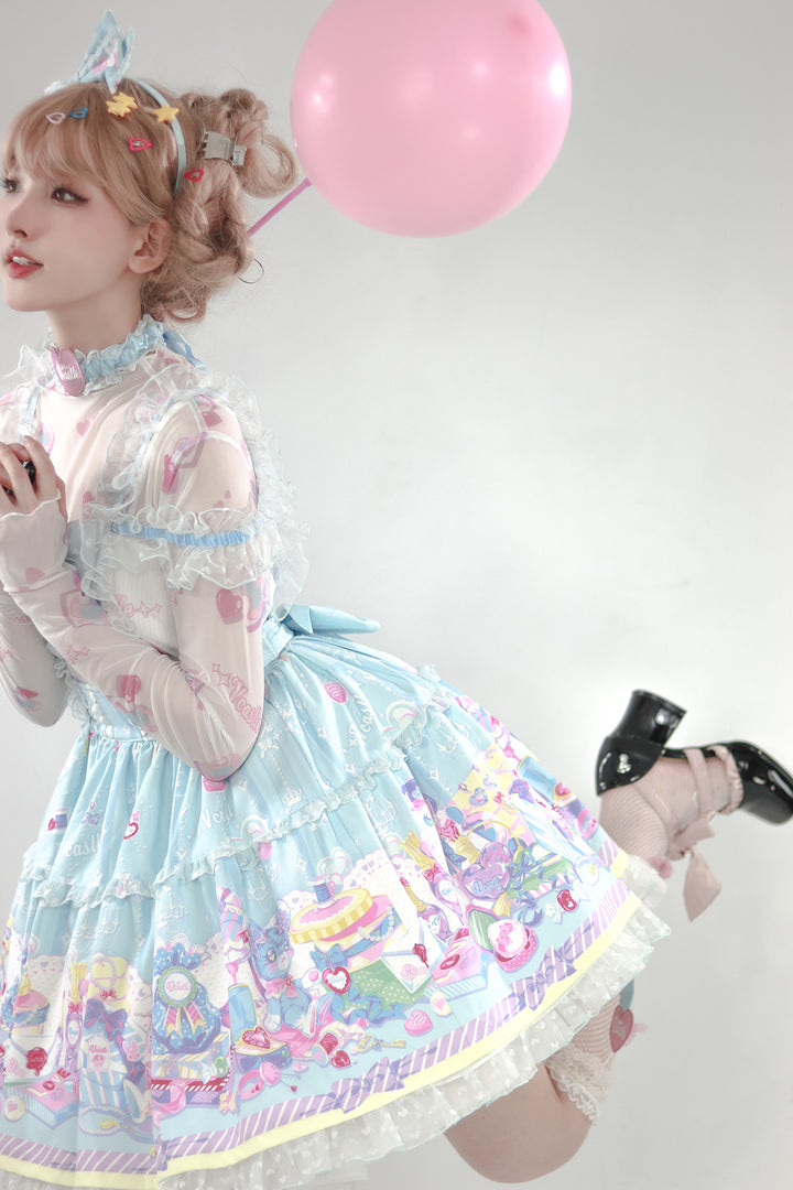 (Buyforme)Vcastle~Maiden's Treasure~Sweet Lolita Salopette and SK   