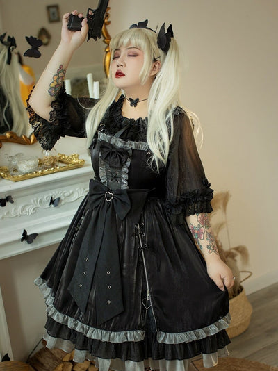 Hard Candy~Heart Warming Plus Size Lolita Fashion Jumper Skirt   